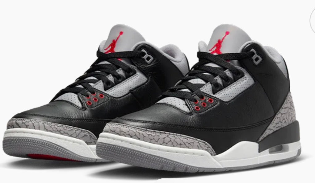 J*rdan 3 OG Black Cement