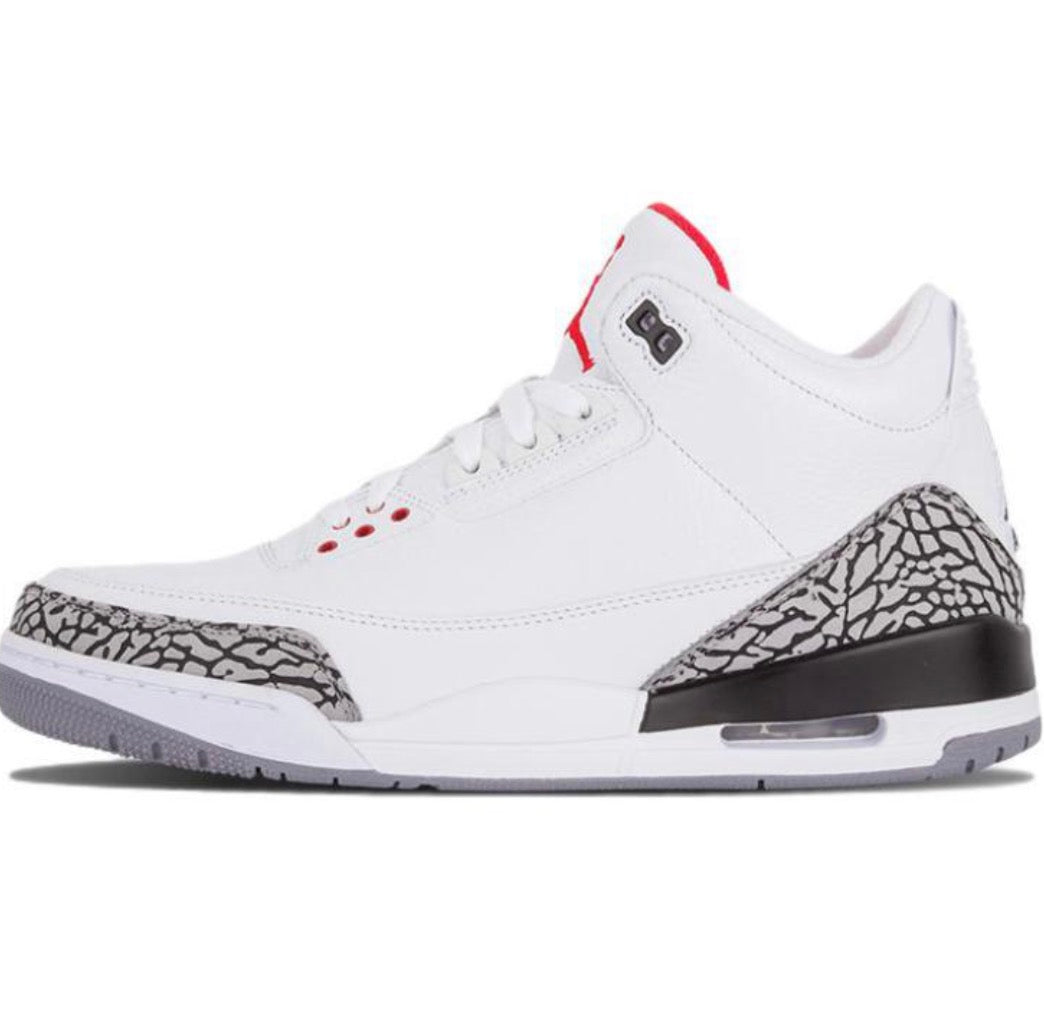 J*rdan 3 White Cement